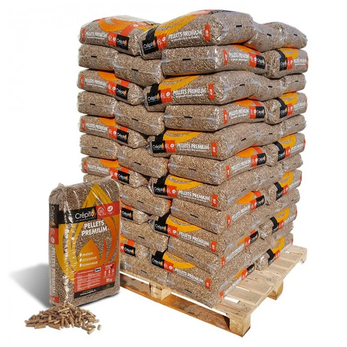a1-1.webp Crépito Holzpellets – Palette mit 72 Säcken à 15 kg – Bild 1